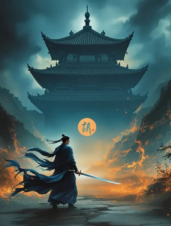 追影令短剧封面，悬疑题材，追影令主视觉海报